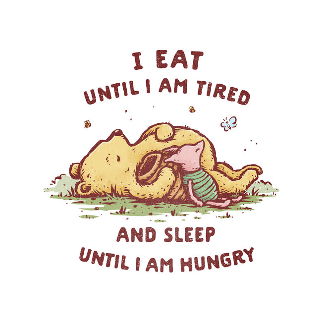 Eating And Sleeping-None-Glossy-Sticker-kg07