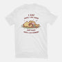 Eating And Sleeping-Unisex-Basic-Tee-kg07