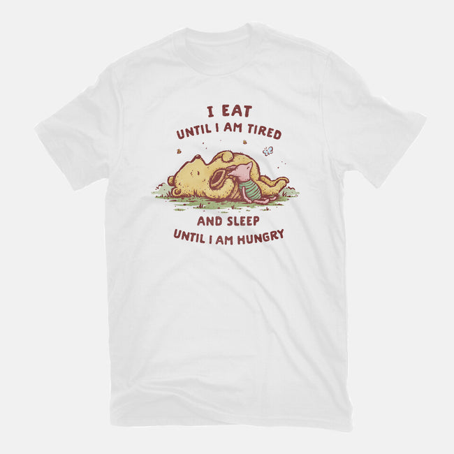 Eating And Sleeping-Mens-Basic-Tee-kg07