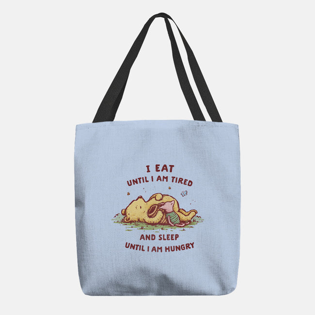 Eating And Sleeping-None-Basic Tote-Bag-kg07