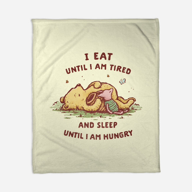 Eating And Sleeping-None-Fleece-Blanket-kg07