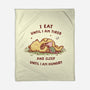 Eating And Sleeping-None-Fleece-Blanket-kg07