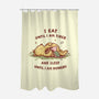 Eating And Sleeping-None-Polyester-Shower Curtain-kg07