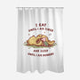 Eating And Sleeping-None-Polyester-Shower Curtain-kg07