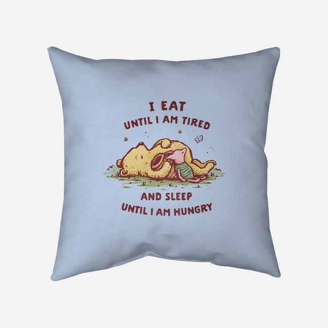 Eating And Sleeping-None-Removable Cover w Insert-Throw Pillow-kg07