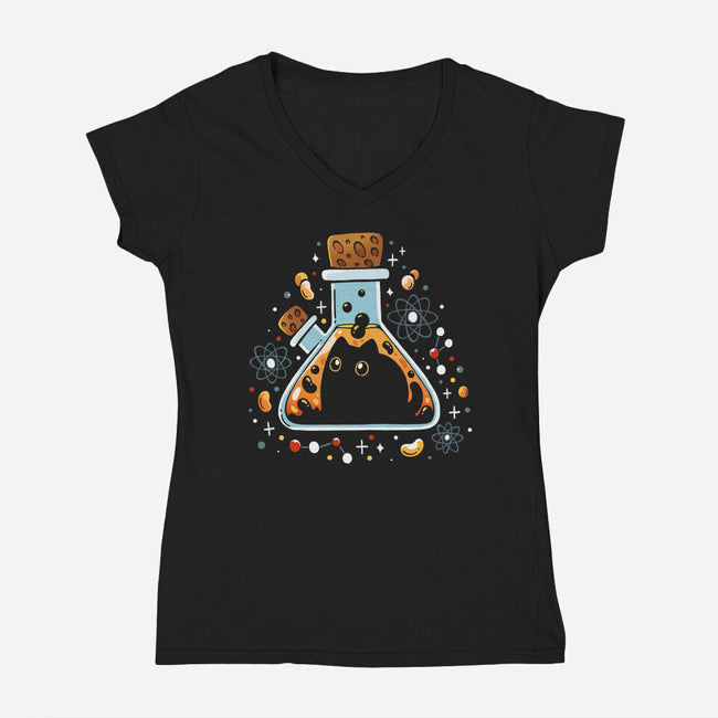 Catmestry-Womens-V-Neck-Tee-Vallina84