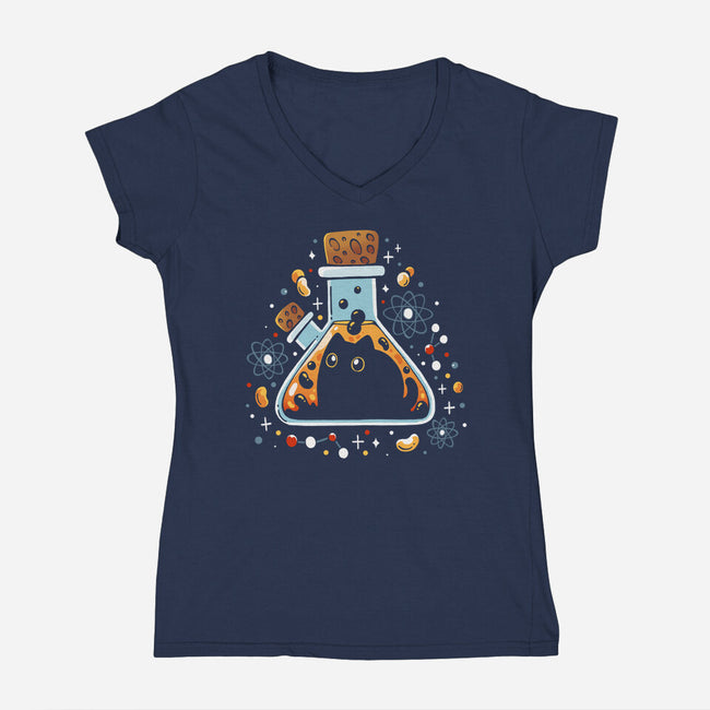Catmestry-Womens-V-Neck-Tee-Vallina84