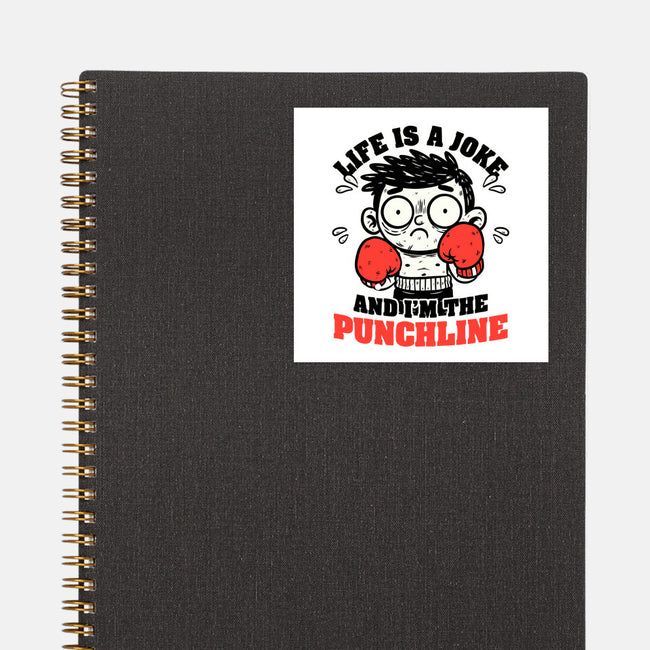 Life Punchline Joke-None-Glossy-Sticker-Studio Mootant