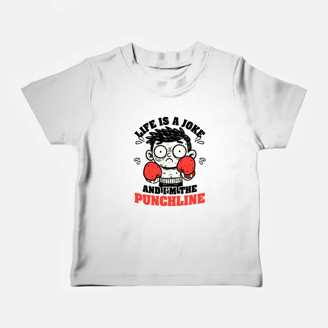 Life Punchline Joke-Baby-Basic-Tee-Studio Mootant