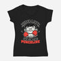 Life Punchline Joke-Womens-V-Neck-Tee-Studio Mootant