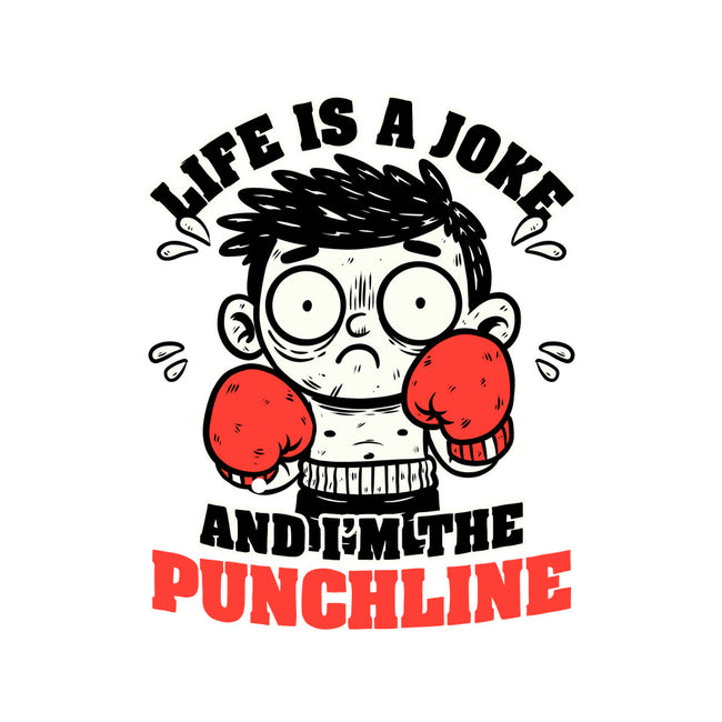 Life Punchline Joke-Womens-Off Shoulder-Sweatshirt-Studio Mootant