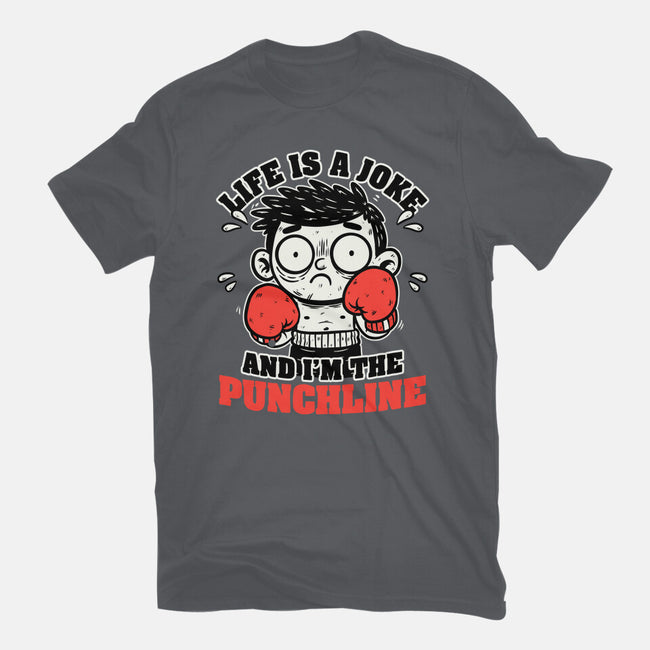 Life Punchline Joke-Unisex-Basic-Tee-Studio Mootant