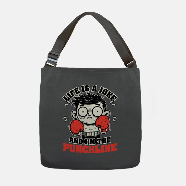 Life Punchline Joke-None-Adjustable Tote-Bag-Studio Mootant
