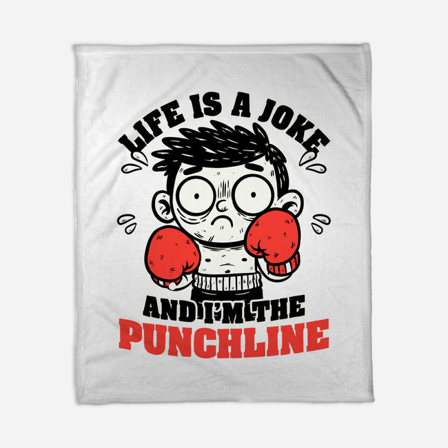 Life Punchline Joke-None-Fleece-Blanket-Studio Mootant