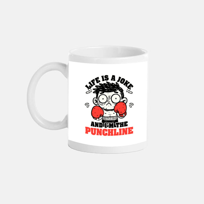 Life Punchline Joke-None-Mug-Drinkware-Studio Mootant