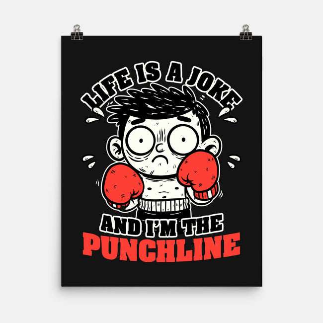 Life Punchline Joke-None-Matte-Poster-Studio Mootant