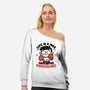 Life Punchline Joke-Womens-Off Shoulder-Sweatshirt-Studio Mootant