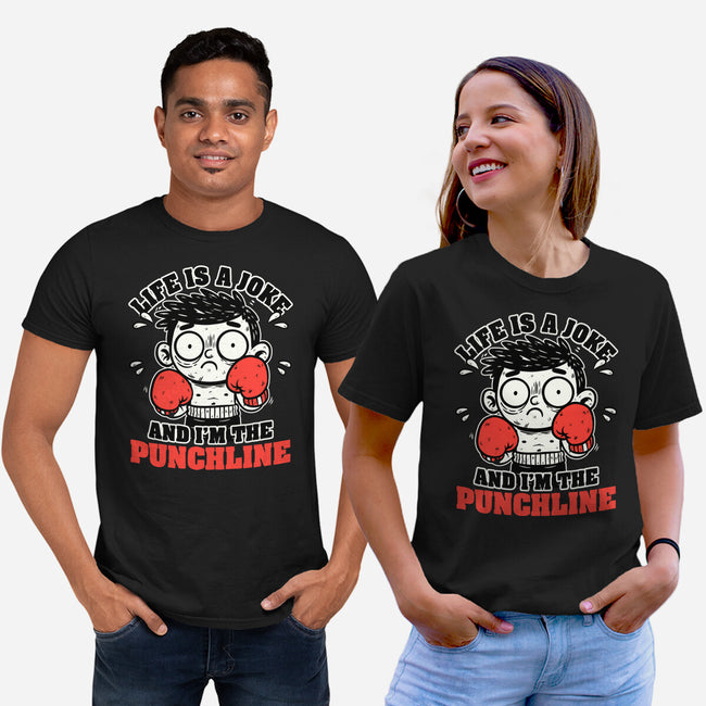 Life Punchline Joke-Unisex-Basic-Tee-Studio Mootant