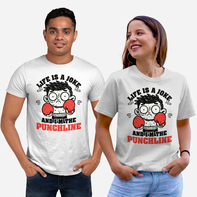 Life Punchline Joke-Unisex-Basic-Tee-Studio Mootant