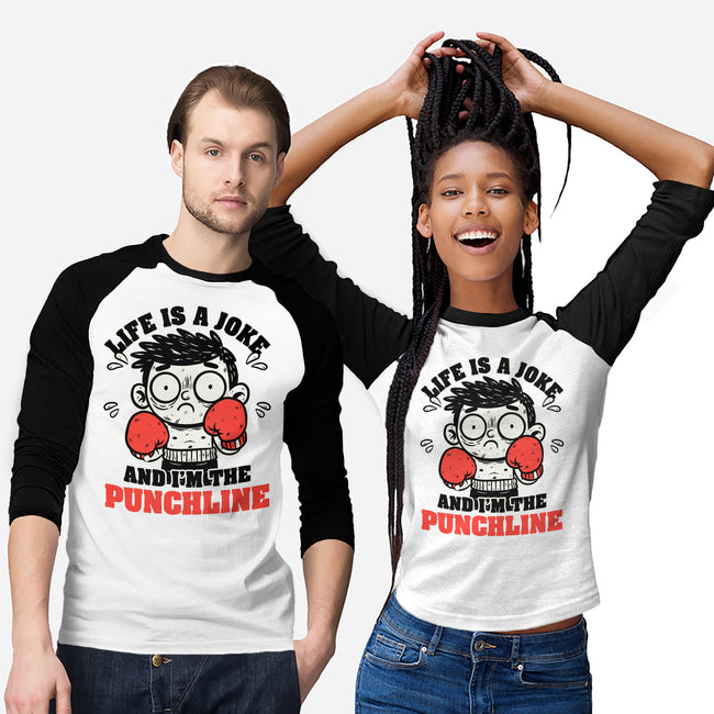 Life Punchline Joke-Unisex-Baseball-Tee-Studio Mootant