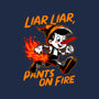 Liar Pants On Fire-Womens-V-Neck-Tee-Studio Mootant