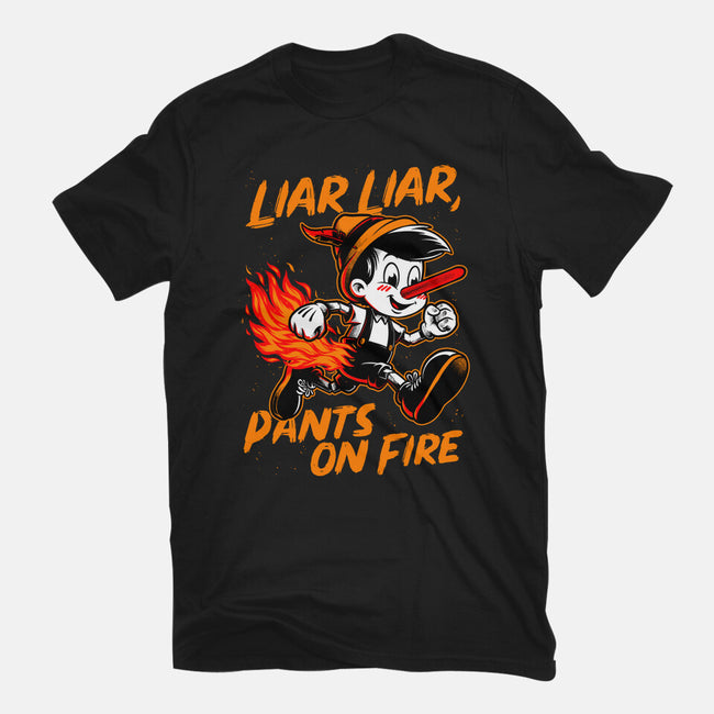 Liar Pants On Fire-Unisex-Basic-Tee-Studio Mootant