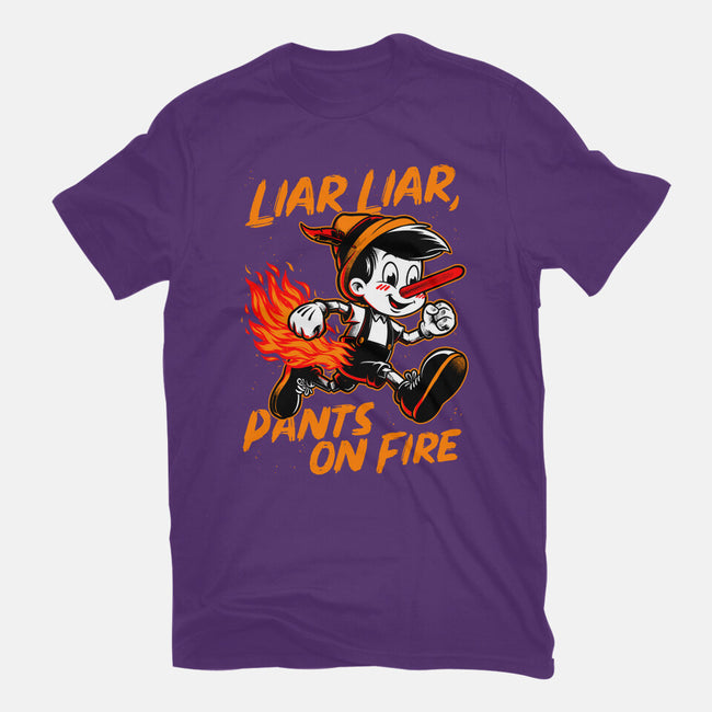 Liar Pants On Fire-Mens-Basic-Tee-Studio Mootant