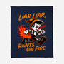 Liar Pants On Fire-None-Fleece-Blanket-Studio Mootant