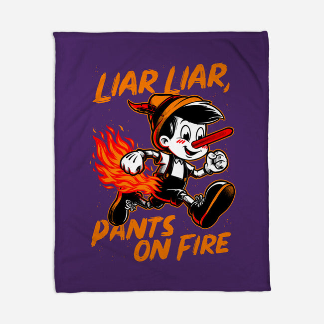 Liar Pants On Fire-None-Fleece-Blanket-Studio Mootant