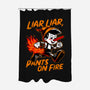 Liar Pants On Fire-None-Polyester-Shower Curtain-Studio Mootant