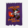 Liar Pants On Fire-None-Polyester-Shower Curtain-Studio Mootant