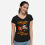 Liar Pants On Fire-Womens-V-Neck-Tee-Studio Mootant