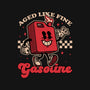 Gasoline Vintage Mascot-Womens-V-Neck-Tee-Studio Mootant