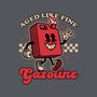 Gasoline Vintage Mascot-None-Removable Cover w Insert-Throw Pillow-Studio Mootant