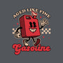 Gasoline Vintage Mascot-Womens-V-Neck-Tee-Studio Mootant