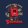 Gasoline Vintage Mascot-Womens-V-Neck-Tee-Studio Mootant