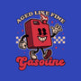 Gasoline Vintage Mascot-Womens-V-Neck-Tee-Studio Mootant