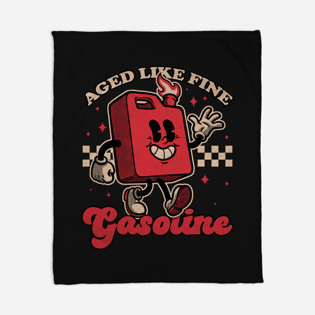 Gasoline Vintage Mascot-None-Fleece-Blanket-Studio Mootant