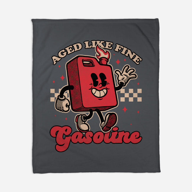 Gasoline Vintage Mascot-None-Fleece-Blanket-Studio Mootant