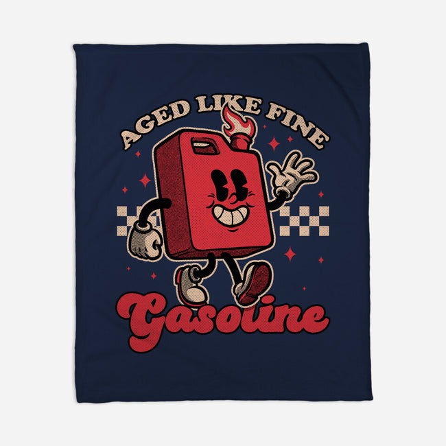 Gasoline Vintage Mascot-None-Fleece-Blanket-Studio Mootant