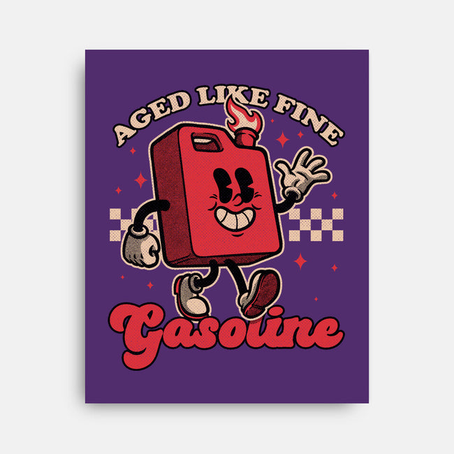 Gasoline Vintage Mascot-None-Stretched-Canvas-Studio Mootant