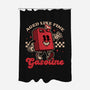 Gasoline Vintage Mascot-None-Polyester-Shower Curtain-Studio Mootant