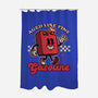 Gasoline Vintage Mascot-None-Polyester-Shower Curtain-Studio Mootant