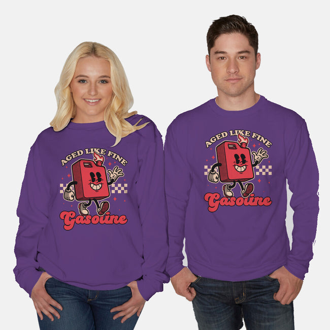 Gasoline Vintage Mascot-Unisex-Crew Neck-Sweatshirt-Studio Mootant