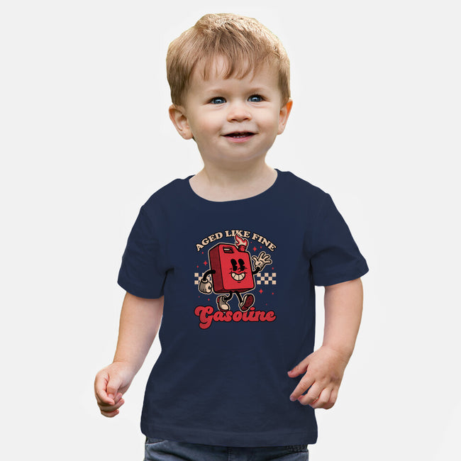 Gasoline Vintage Mascot-Baby-Basic-Tee-Studio Mootant