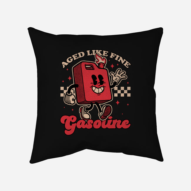 Gasoline Vintage Mascot-None-Removable Cover w Insert-Throw Pillow-Studio Mootant