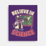 Dino Believe In Science-None-Stretched-Canvas-Studio Mootant