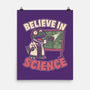 Dino Believe In Science-None-Matte-Poster-Studio Mootant