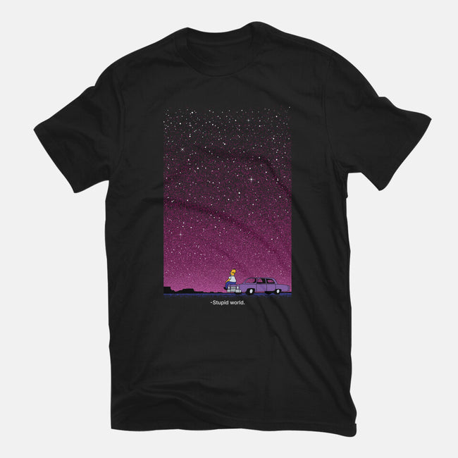 Stupid Stupid World-Unisex-Basic-Tee-Tronyx79