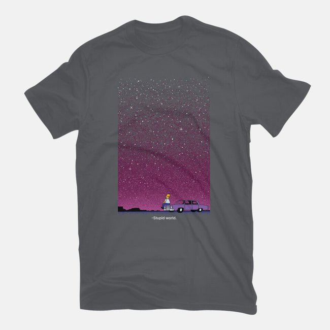 Stupid Stupid World-Unisex-Basic-Tee-Tronyx79